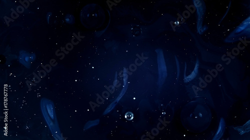 Return to dark void black and purple 1 vibrant bright paint and oil color swirls entropy