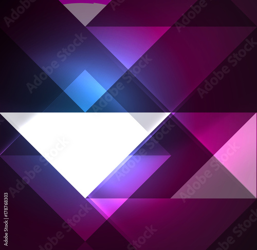 Cosmic electric background with shiny glowing plexus electricity impulses