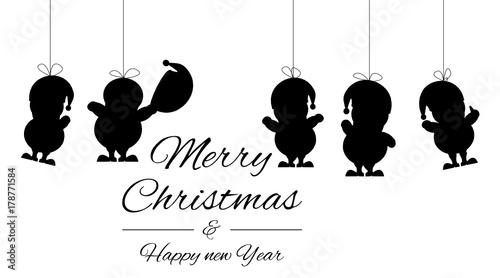 Weihnachtskarte Weihnachtsmann