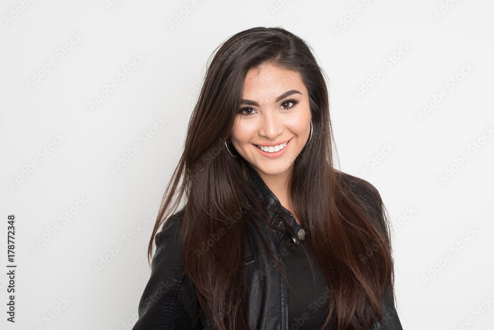 Happy Hispanic Woman Happy Hispanic Woman