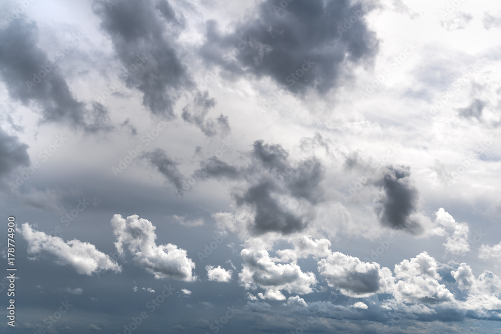 Overcast sky, background