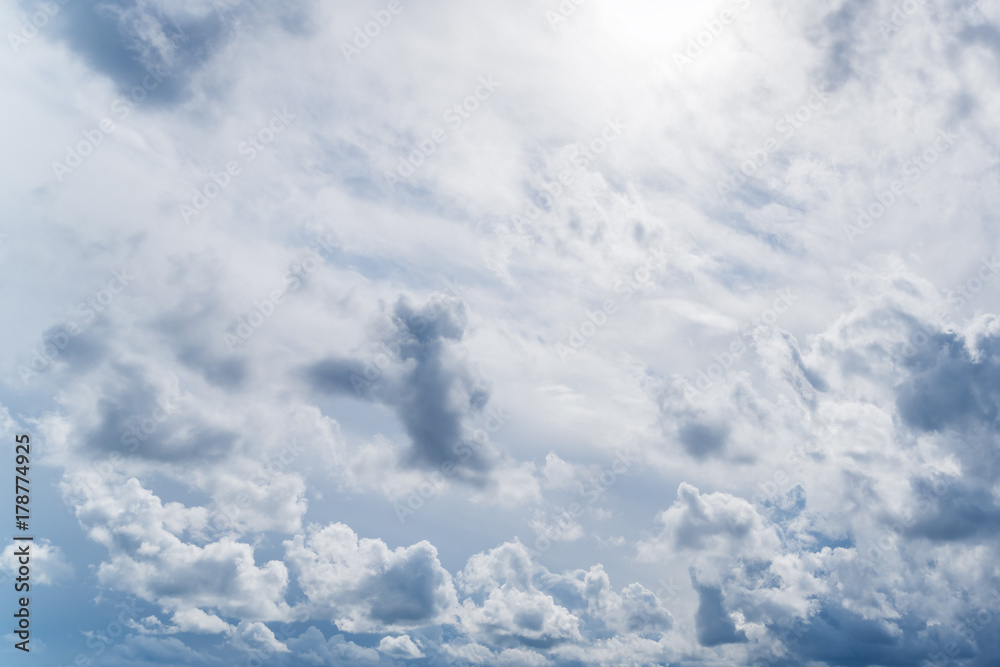 Cloudy sky, background Cloudy sky, background