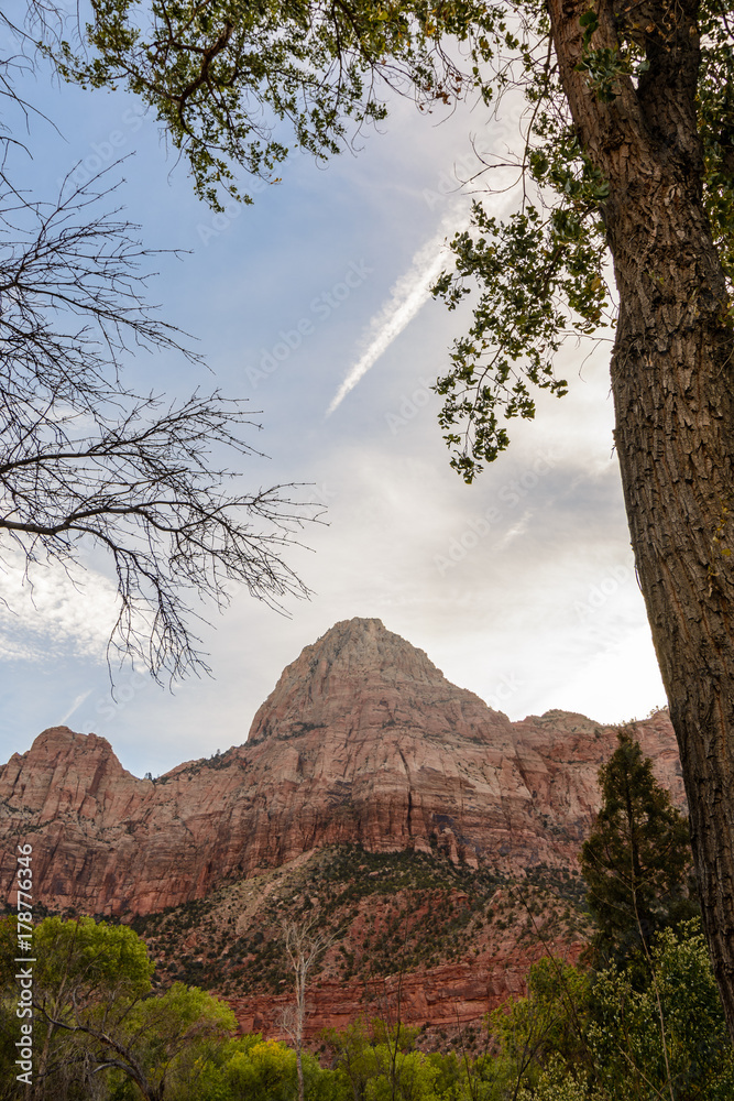 Striated mountains of Zion
