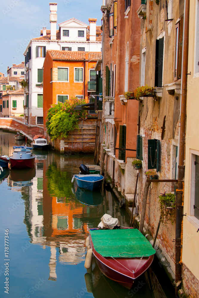 colorful Venice card