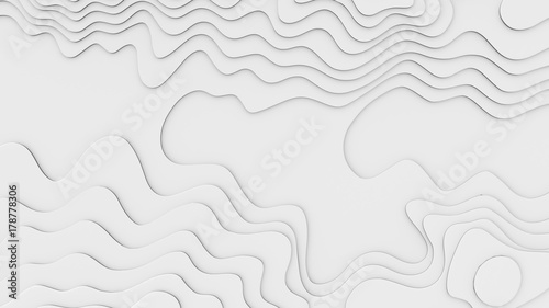 imaginary weather map showing. 3d rendering