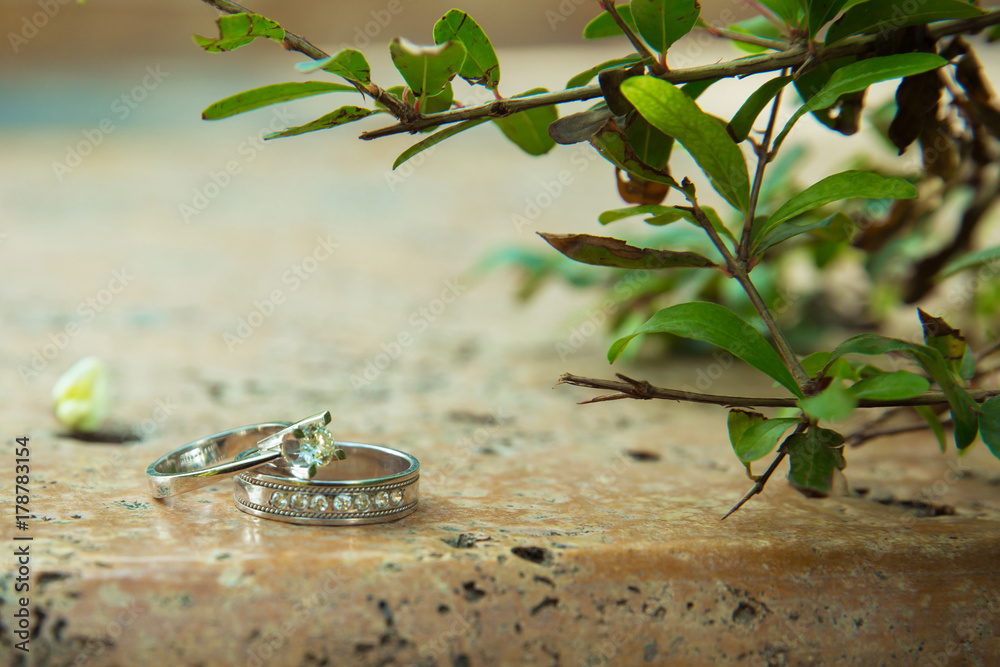 Premium Photo | Beautiful Wedding Rings Symbols of Love