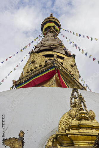 Monkey temple in Nepal