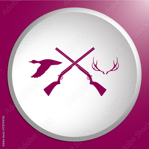 Hunting club logo icon