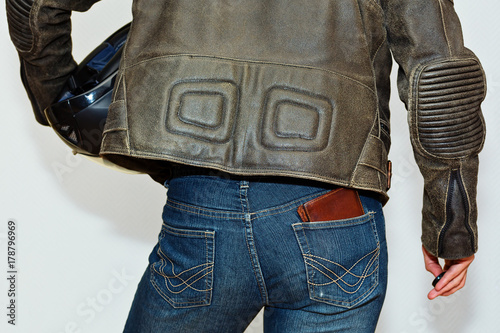 Wallpaper Mural Person in motorcycle protective equipment Torontodigital.ca