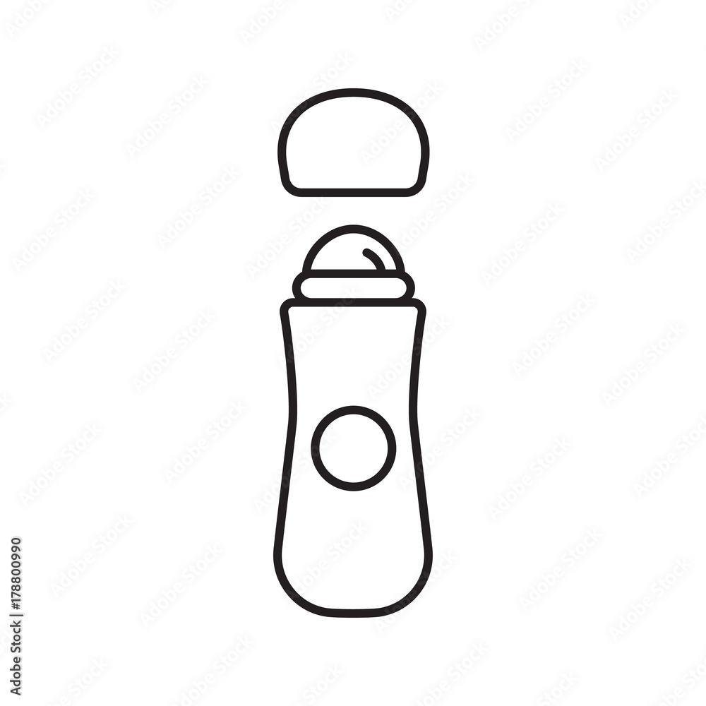 Roll antiperspirant linear icon Roll antiperspirant linear icon