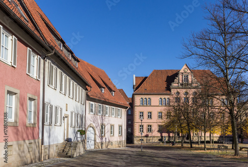 Government and residential buildings at the Domhof square in Hildesheim