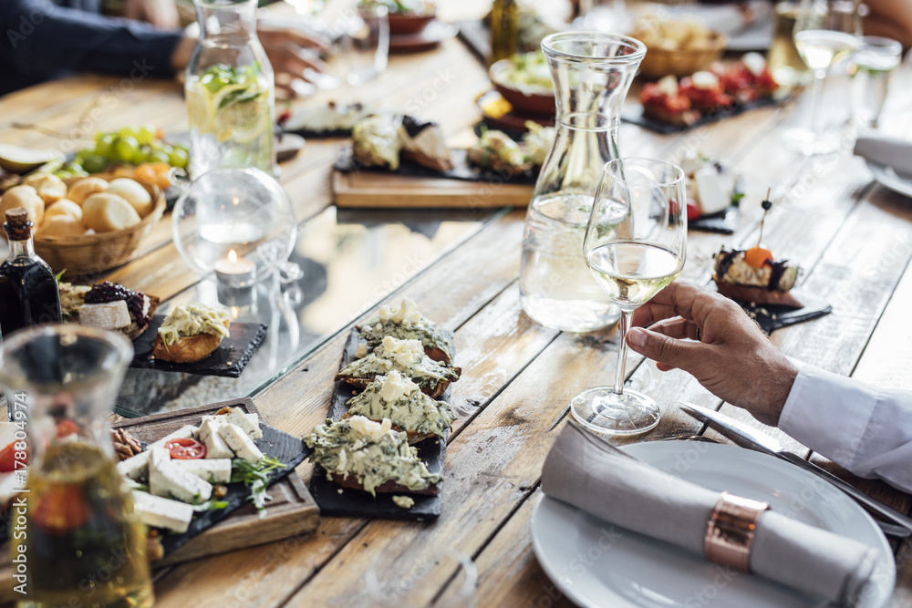 Outdoor Dinner Table