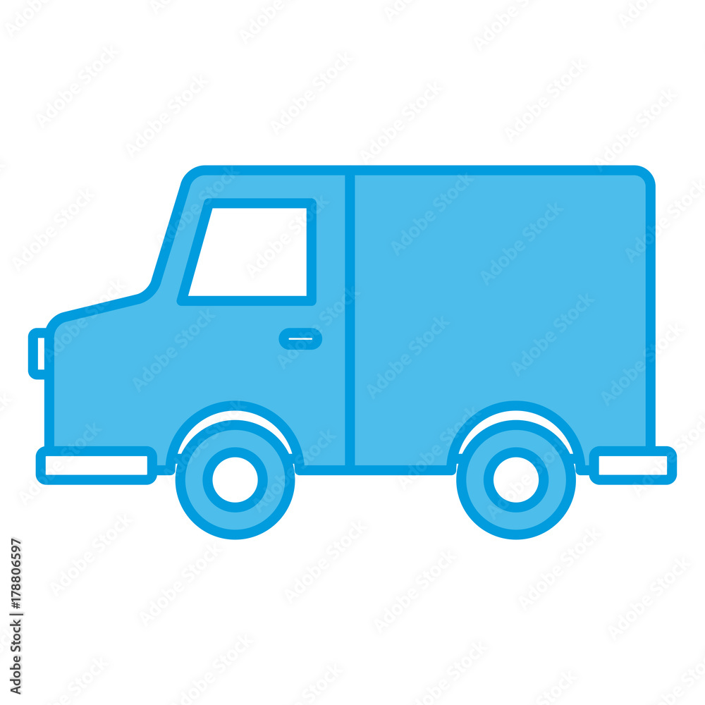 Van vehicle symbol icon vector illustration graphic design