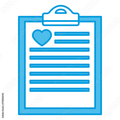 Medical document isolated icon vector illustration graphic design photo