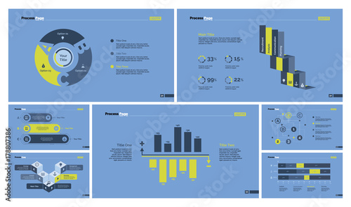 Seven Marketing Slide Templates Set