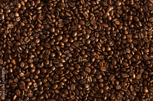 Coffee Beans Background. 
