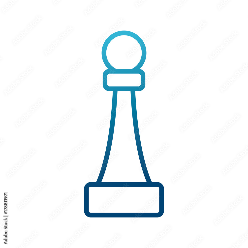 Chess game piece icon vector illustration graphic design