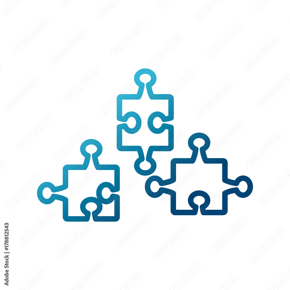 Puzzle pieces symbol icon vector illustration graphic design Puzzle pieces symbol icon vector illustration graphic design