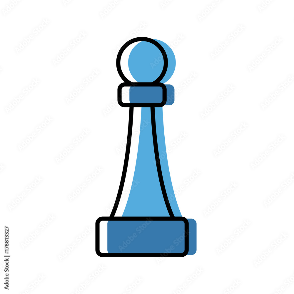 Chess game piece icon vector illustration graphic design Chess game piece icon vector illustration graphic design