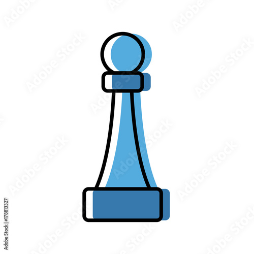 Chess game piece icon vector illustration graphic design