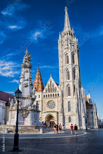 Budapest, Matthiaskirche und Dreifaltigkeitsäule