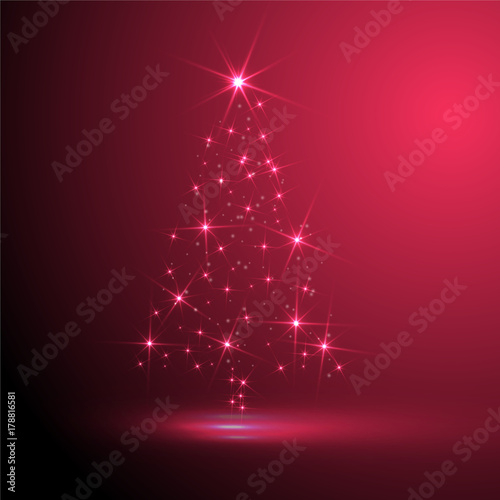 Abstract christmas tree. 