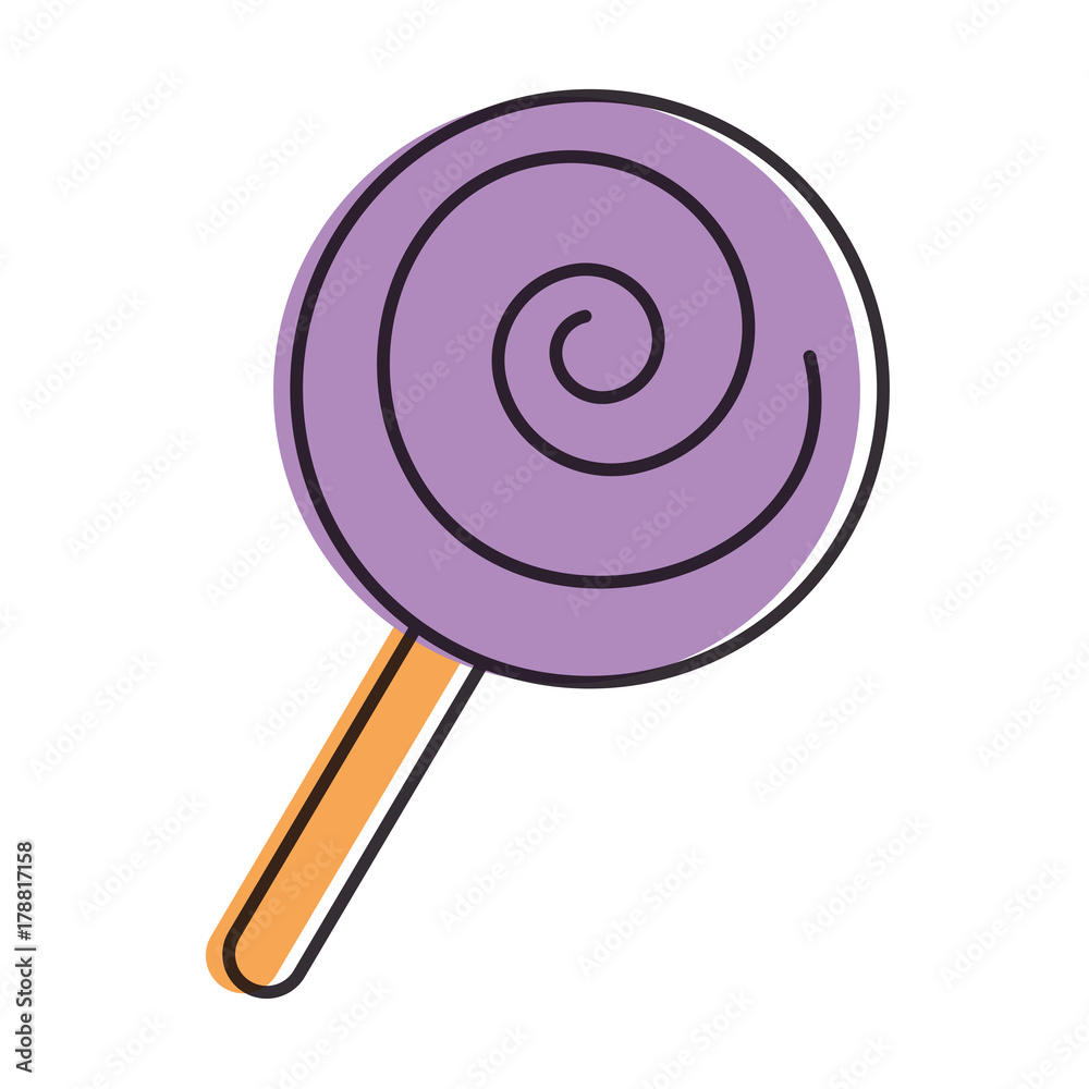 sweet lollipop isolated icon sweet lollipop isolated icon