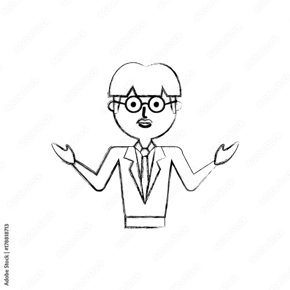 cartoon teacher man icon over white background vector illustration cartoon teacher man icon over white background vector illustration