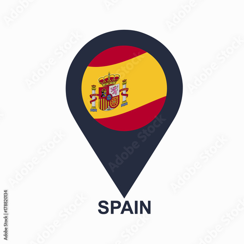 Spanish-pin-flag-vector