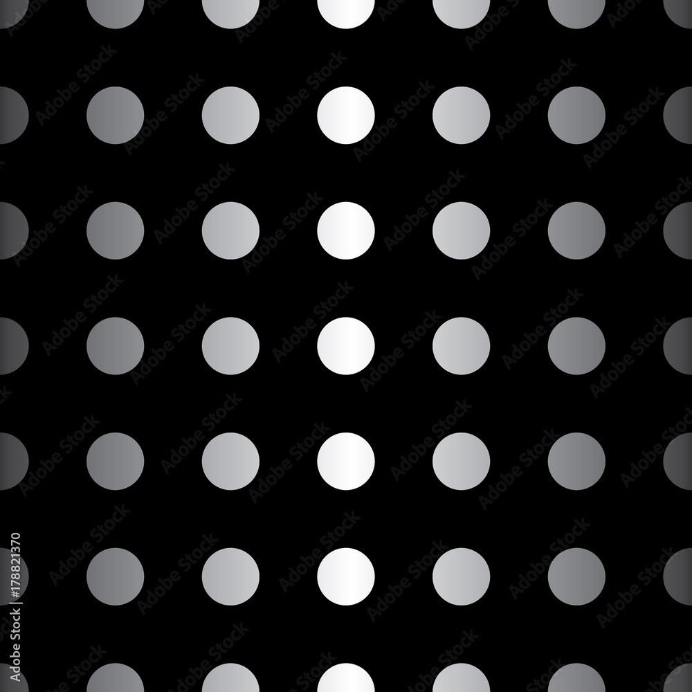 Big Dot seamless pattern. Abstract fashion black and white texture. Graphic style for wallpaper, wrapping, fabric, background, apparel, print production