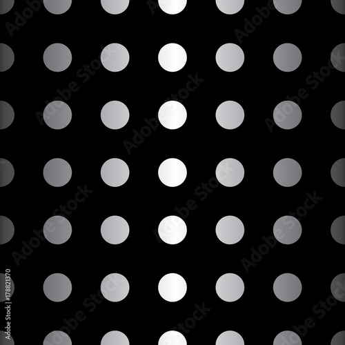 Big Dot seamless pattern. Abstract fashion black and white texture. Graphic style for wallpaper, wrapping, fabric, background, apparel, print production