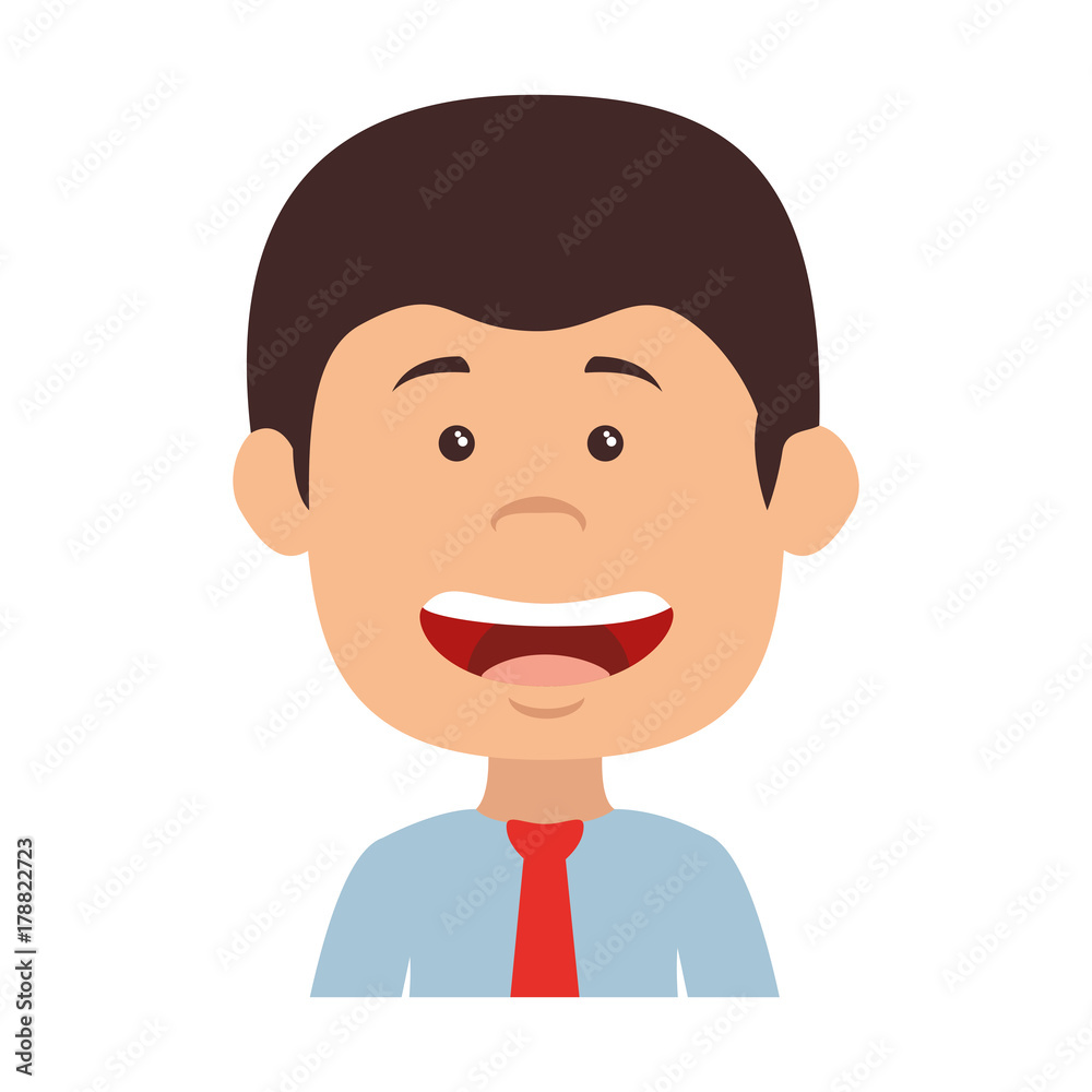 businessman avatar character icon