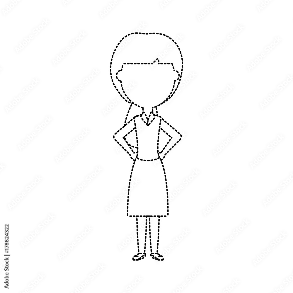 cartoon teacher woman icon over white background vector illustration ...