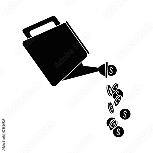 sprinkler with coins icon