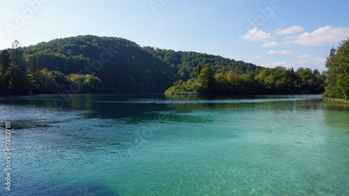 amazing landscape at the plitvice lakes in croatia © chriss73