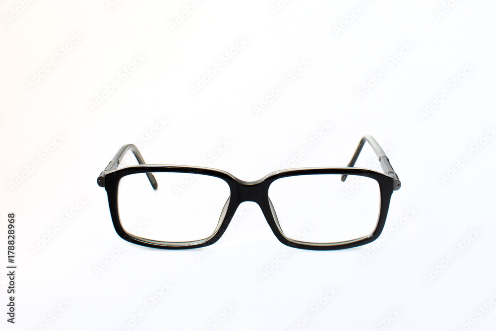 Fototapeta premium glasses on white background