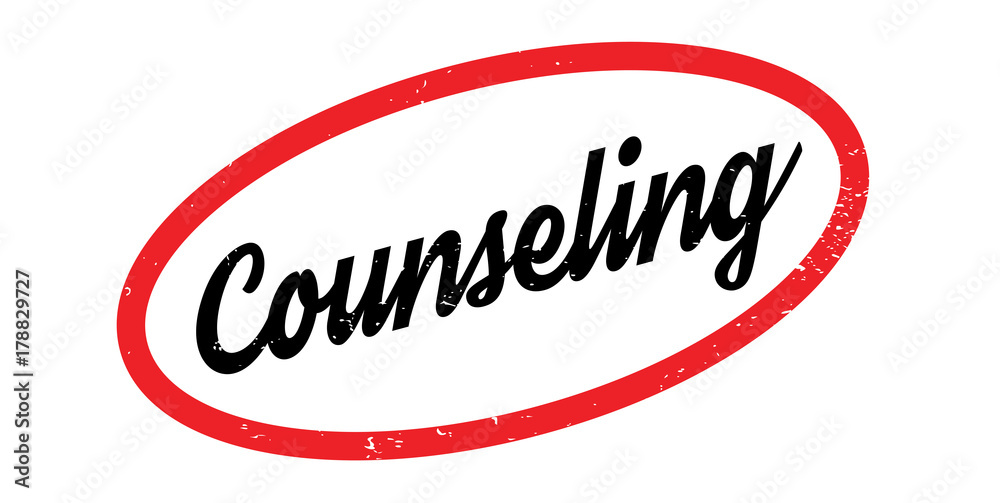 Counseling rubber stamp. Grunge design with dust scratches. Effects can be easily removed for a clean, crisp look. Color is easily changed. Counseling rubber stamp. Grunge design with dust scratches. Effects can be easily removed for a clean, crisp look. Color is easily changed.