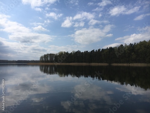 Mirrored landscape