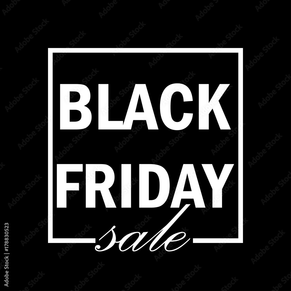 Black Friday SaleIn a circle. Vector