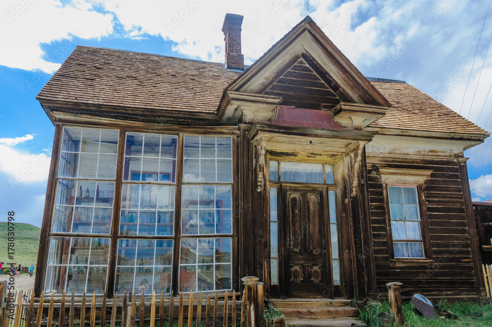 Abandoned houses in the American Ghost Town of Bodie, California Abandoned houses in the American Ghost Town of Bodie, California