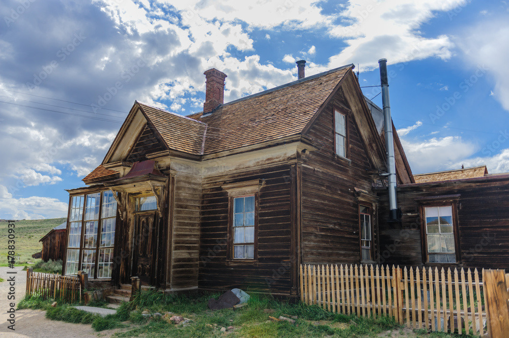 Abandoned houses in the American Ghost Town of Bodie, California Abandoned houses in the American Ghost Town of Bodie, California