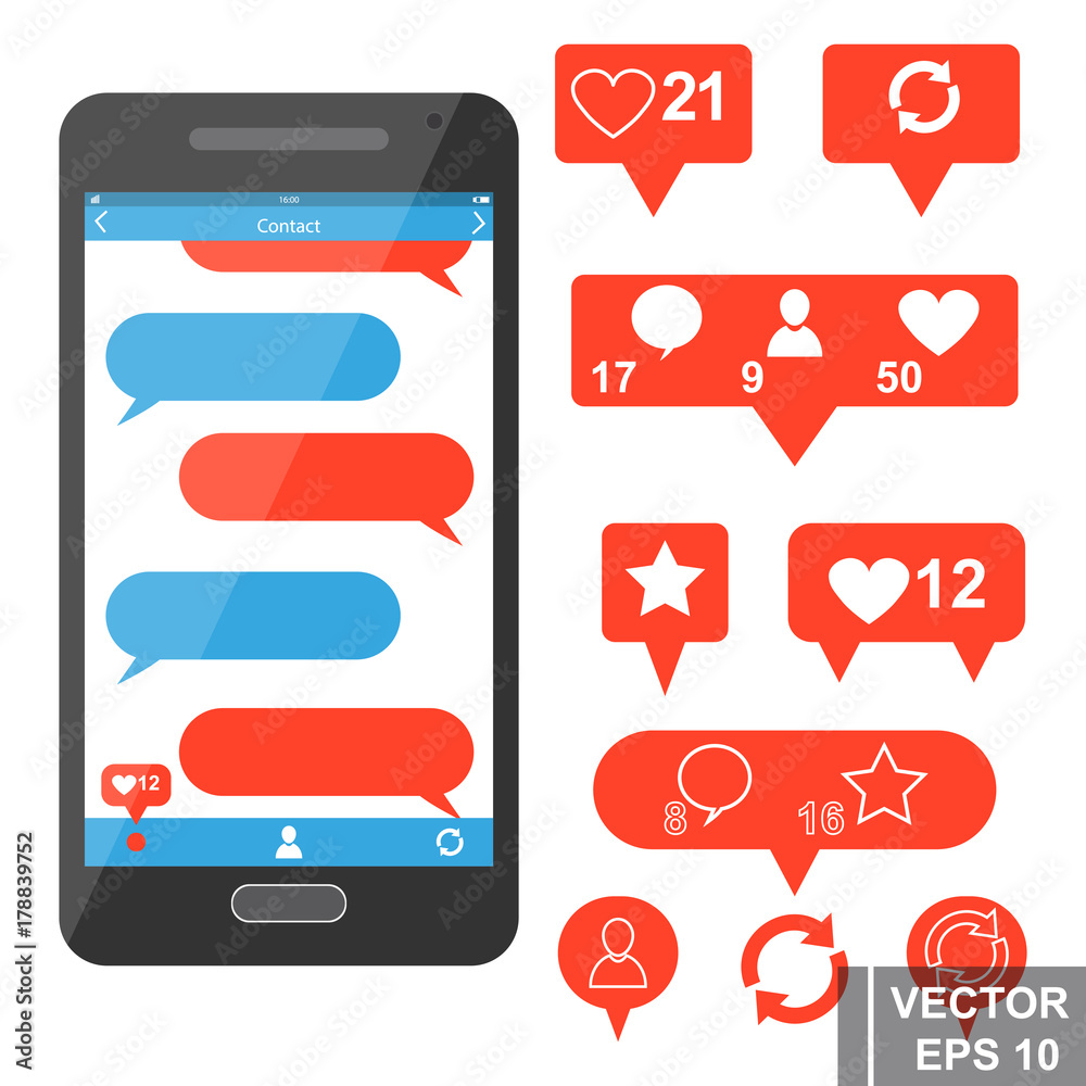 Like. Comments on the photo. Smartphone. Signs. For your design. Like. Comments on the photo. Smartphone. Signs. For your design.