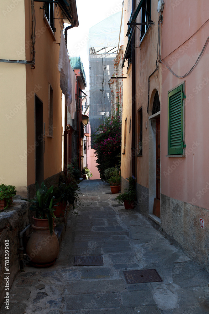 alleys streets and building of Portovenere s