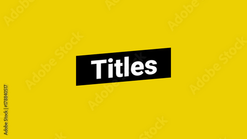 Slide Up Boxed Titles 2