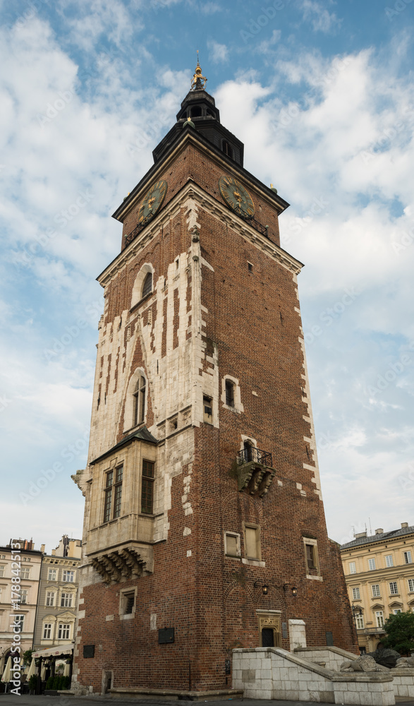 13th Century Town Hall Tower Krakow Poland