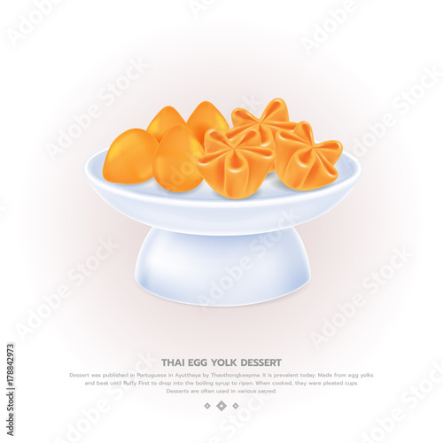 Thai Sweets Vector