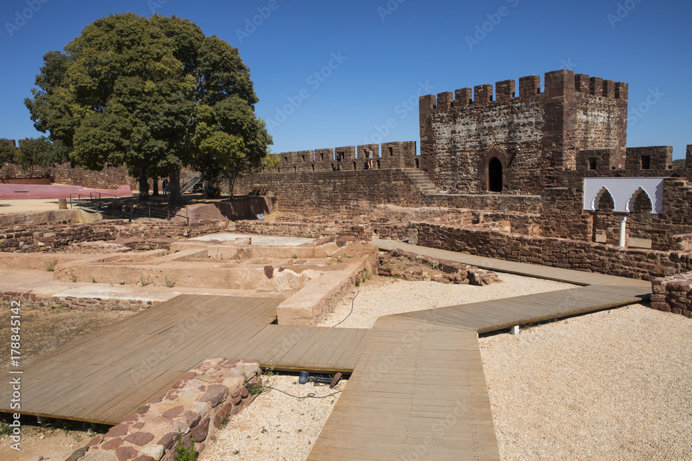 Castle of Silves in Portugal