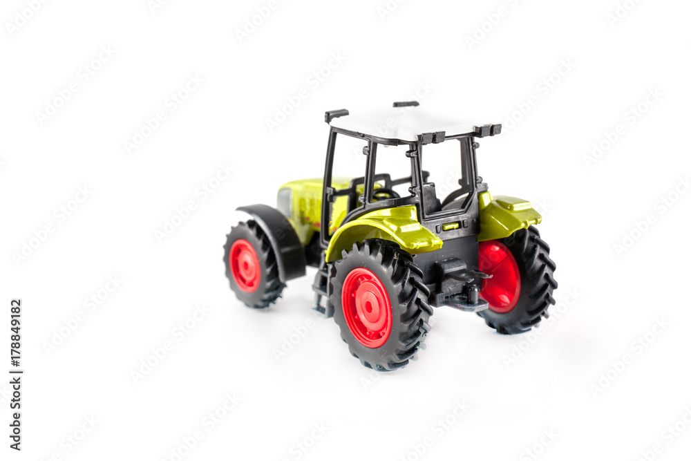 Obraz premium Toy tractor isolated