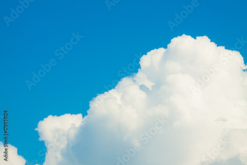 Blue sky with clouds