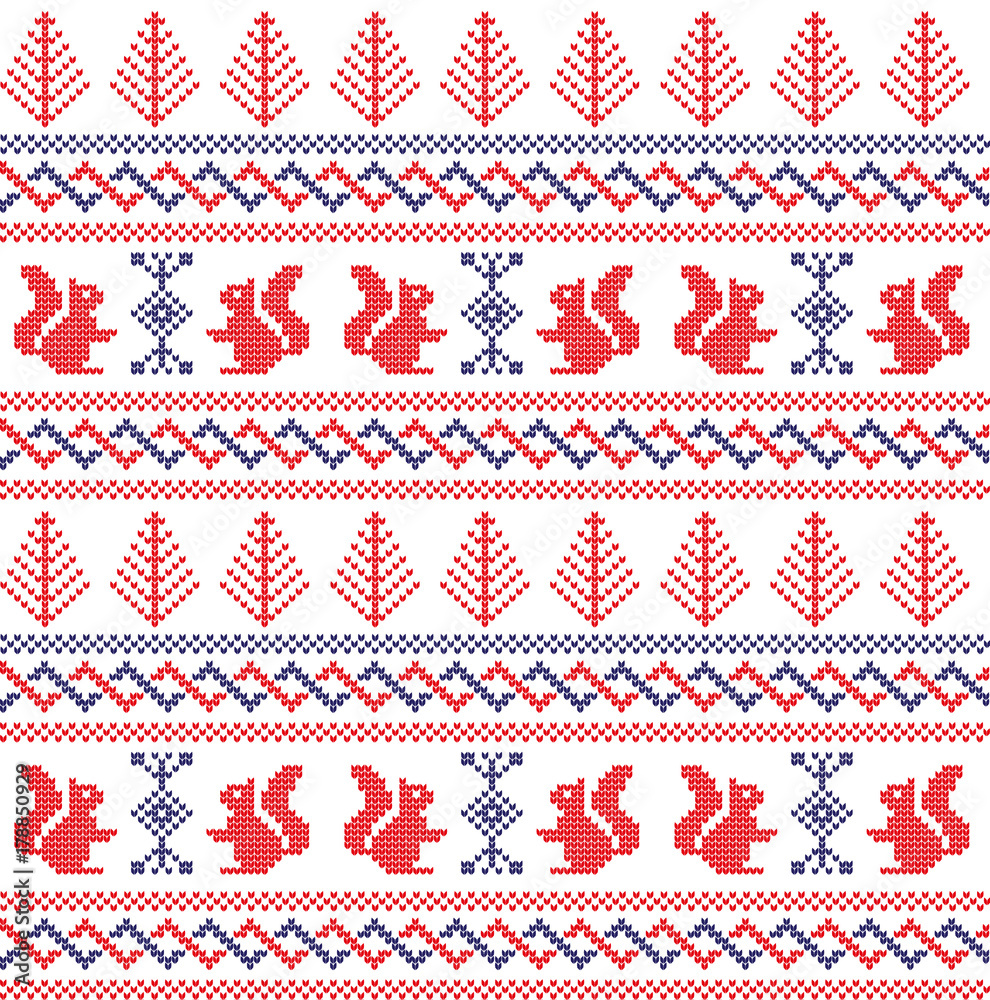 Winter festive Christmas knitted pattern woolen knitted Winter festive Christmas knitted pattern woolen knitted
